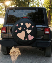 Hearts Tire Cover