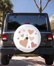 Hearts Tire Cover