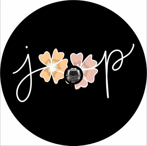 Custom Floral Jeep for Backup Camera - Melon & Pink