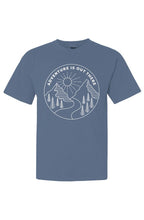 Adventure is Out There Short Sleeve T-Shirt Graphic on Front