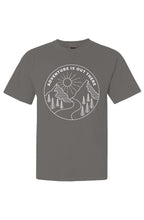 Adventure is Out There Short Sleeve T-Shirt Graphic on Front