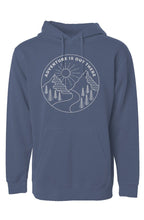 Adventure is Out There Hoodie Graphic on Front