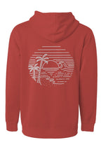 Beach Scene Hoodie Graphic on Back