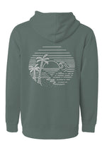 Beach Scene Hoodie Graphic on Back