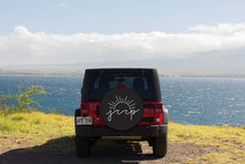 Sun and Wave Spare Tire Cover – Compatible with Jeep, Bronco, RV