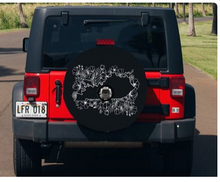 Floral Kentucky State Design Tire Cover