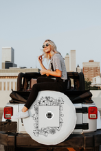 Floral New Mexico State Design Tire Cover